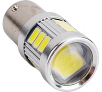 Автолампа SKYWAY диод S25 (P21W) 12/24V 18 SMD диодов 1-конт BA15s белая, 2 шт. S08201316