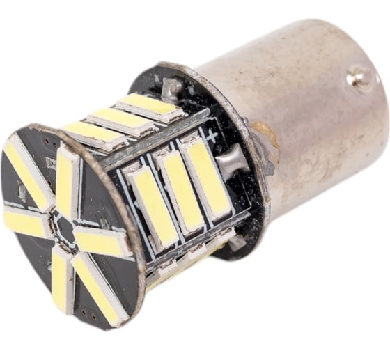Автолампа диод S25 P21W 21 SMD диод BA15s 1-контурная SKYWAY S08201364