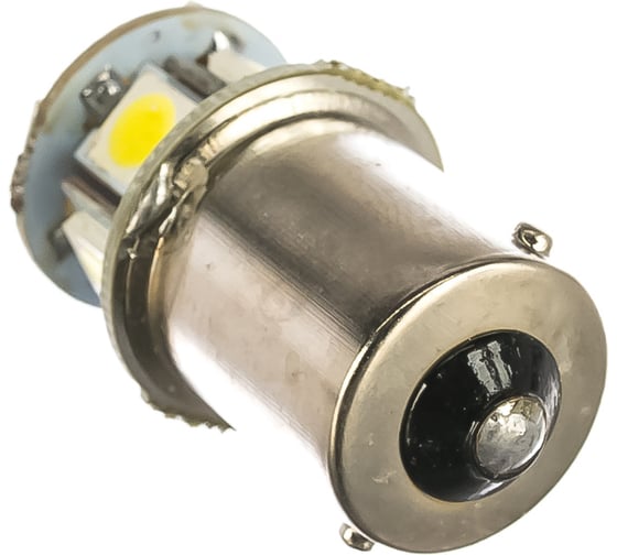 Автолампа диод S25 P21W 24V 8 SMD диодов BA15s 1-контурная белая SKYWAY S08202003