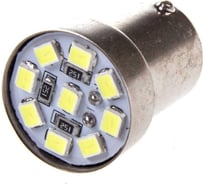 Автолампа диод S25 P21W 24V 9 SMD диода BA15s 1-контурная белая SKYWAY S08202010