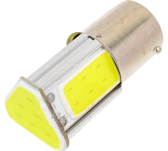 Автолампа диод S25 P21W 4 COB диода BA15s 1-контурная белая SKYWAY S08201033 1