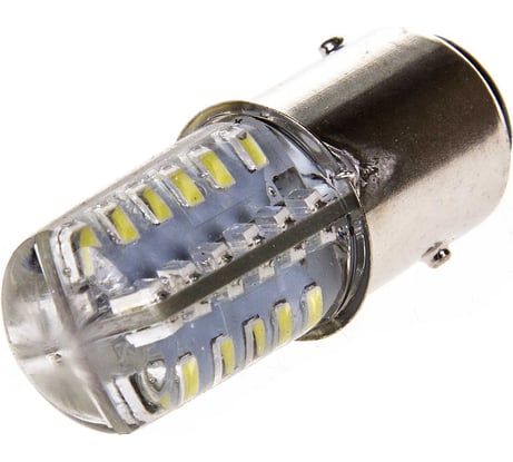 Автолампа SKYWAY диод S25 (P21W) 12V 48 SMD диодов 1-конт BA15s белая, 2 шт. S08201054