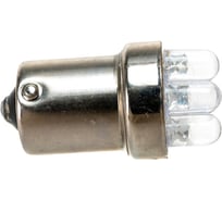 Автолампа диод S25 P21W 7 LED диодов BA15s 1-контурная белая SKYWAY S08201195