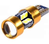Автолампа диод T10 19 диодов без цоколя 1-контурная, белая SKYWAY S08201305