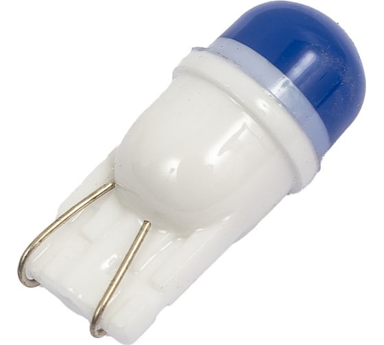 Автолампа диод T10 1 SMD диод без цоколя 1-контурная, синяя SKYWAY S08201411