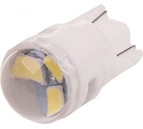 Автолампа диод T10 2 диода без цоколя 1-контурная белая D1 SKYWAY S08201299