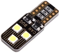 Автолампа диод SKYWAY T10 W5W 12V 6 SMD диод, 1-контурная белая, 2 шт. S08201416