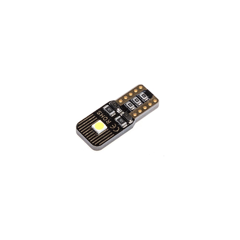 Автолампа диод T10 2 SMD диод без цоколя 1-контурная, белая SKYWAY ...
