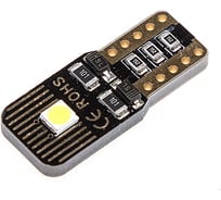 Автолампа диод T10 2 SMD диод без цоколя 1-контурная, белая SKYWAY S08201414