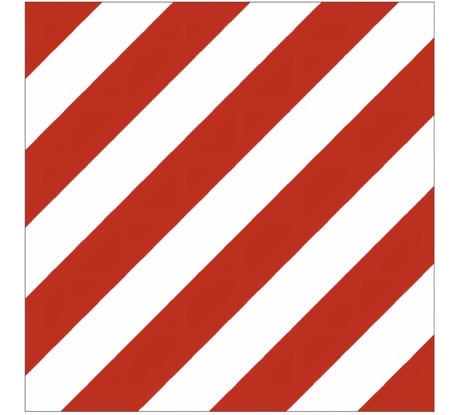 Наклейка на груз. машины SKYWAY Крупногабаритный груз ГОСТ цвет красный/белый S08101020