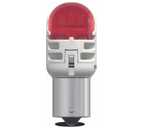 Автолампа PHILIPS P21W, BA15S, LED RED Ultinon Pro6000, 75 Лм, 12 В 11498RU60X2