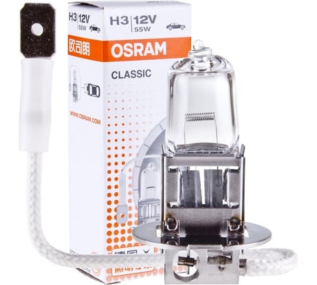 Автолампа Osram H3, 55 Вт, PK22s, 12 В 64151CLC