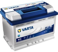 Аккумуляторная батарея VARTA 6СТ70з BLUE DYN EFB 278х175х190 570 500 076 D84 2 N70