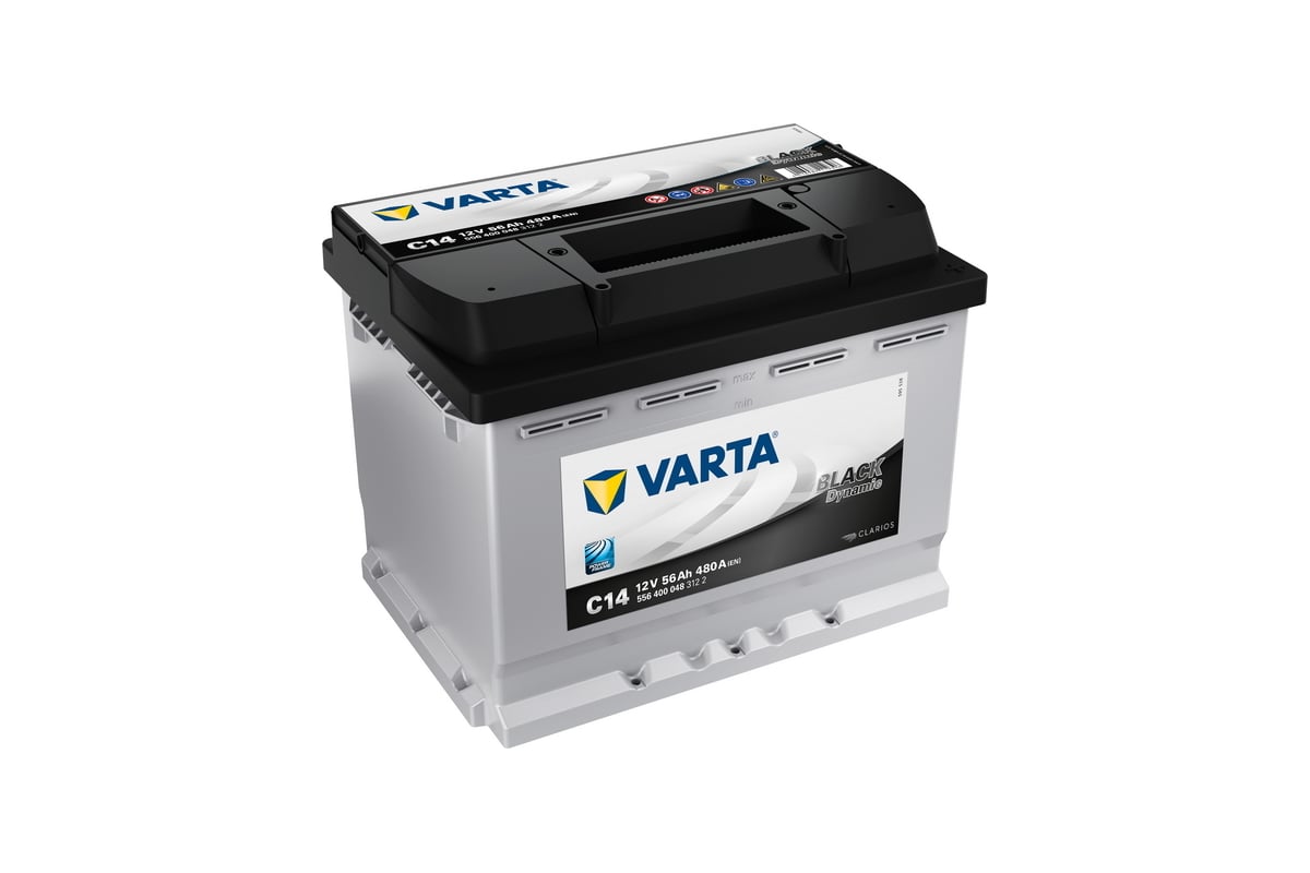 Аккумуляторная батарея VARTA Black Dynamic 242х175х190 C14 556400048 -  выгодная цена, отзывы, характеристики, фото - купить в Москве и РФ