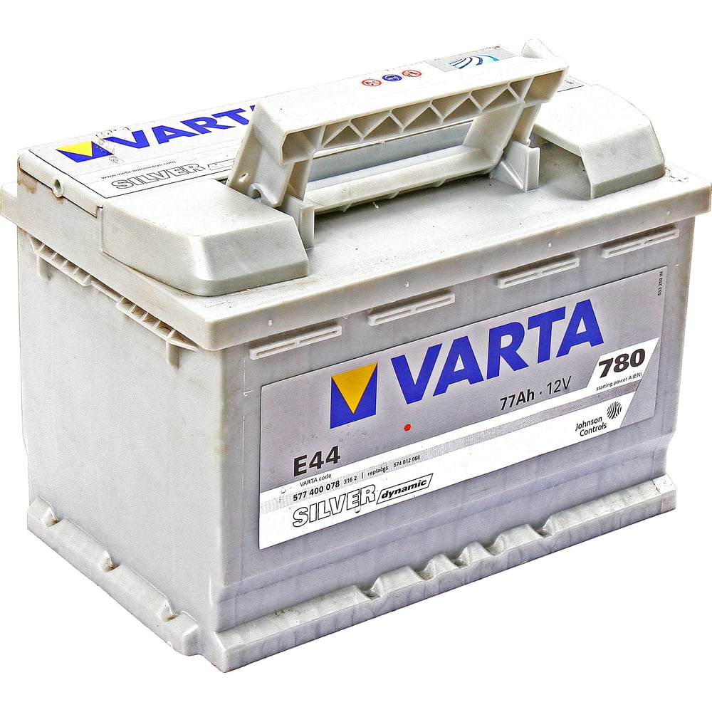 VARTA 577 400 078 Silver Dynamic 77Ah E44 (STD "-" "+")