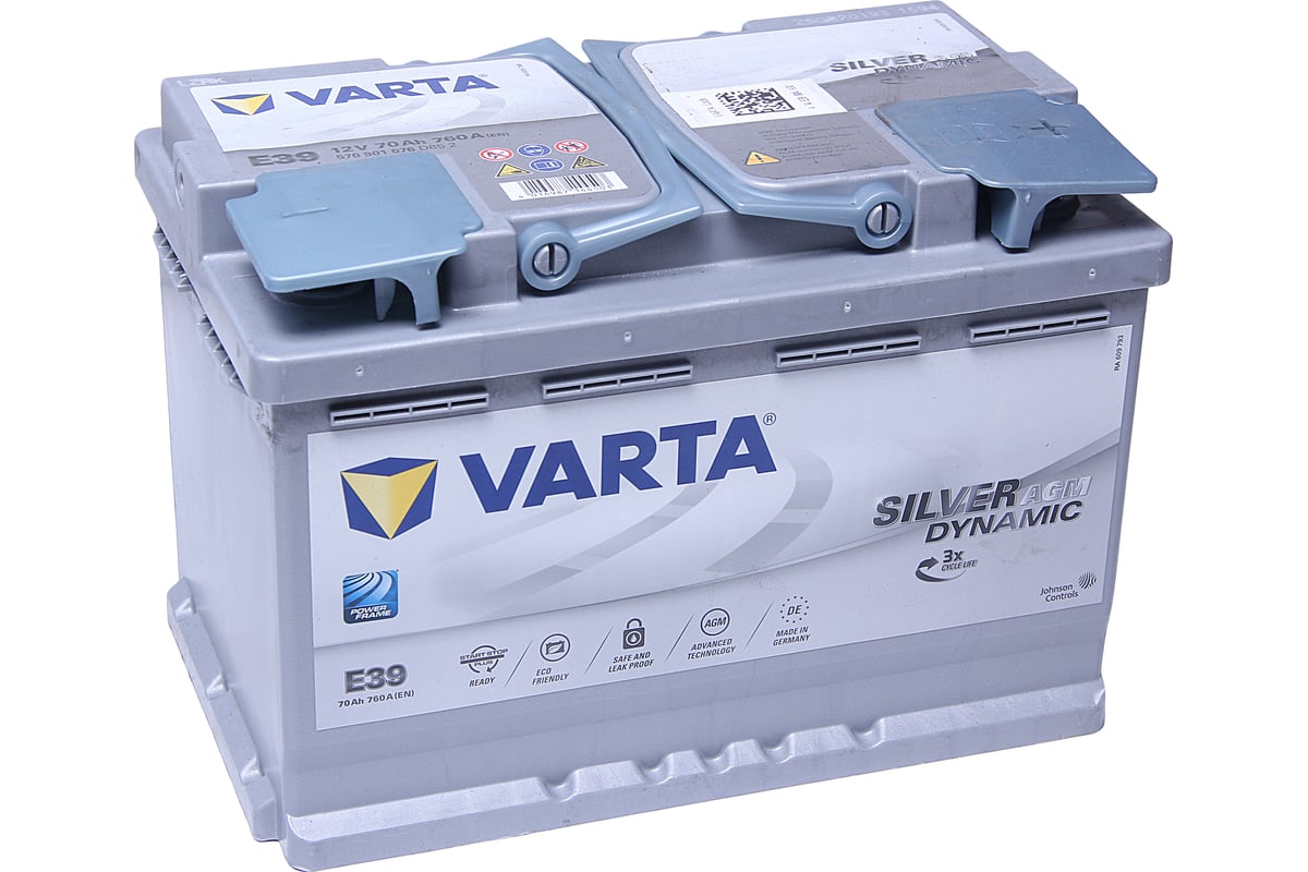 Аккумулятор Varta 6СТ-70 Silver Dynamic AGM (E39) (570901076