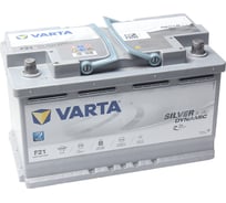 Аккумуляторная батарея VARTA 6СТ80 SILVER DYN AGM 315х175х190 580 901 080 D85 2 F21