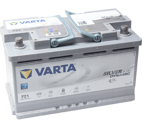 Аккумуляторная батарея VARTA 6СТ80 SILVER DYN AGM 315х175х190 580 901 080 D85 2 F21
