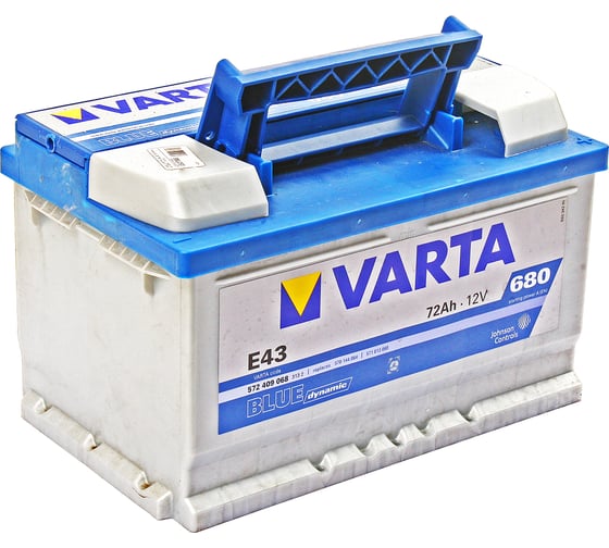 Аккумуляторная батарея VARTA 6СТ72з BD 278х175х175 572 409 068 313 2 E43