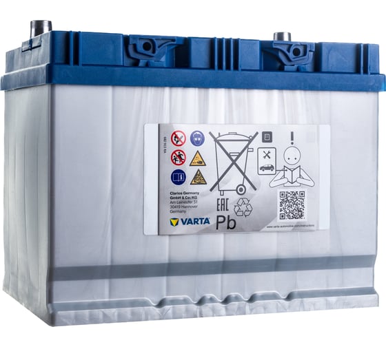 Аккумуляторная батарея Varta 6СТ70з BD 261х175х220 570 412 063 313 2 E23 570412063