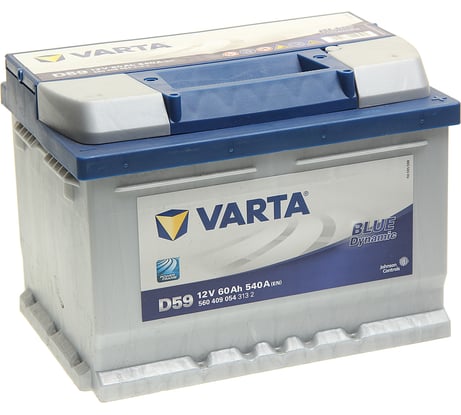 Аккумуляторная батарея Varta 6СТ60з BD 242х175х175 560 409 054 313 2 D59 560409054
