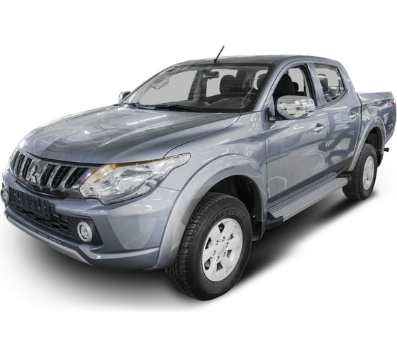 Пороги Rival Silver алюминиевые, для Mitsubishi L200, 2006-2015- г.в.,193 см, 2 шт. F193AL.4003.1
