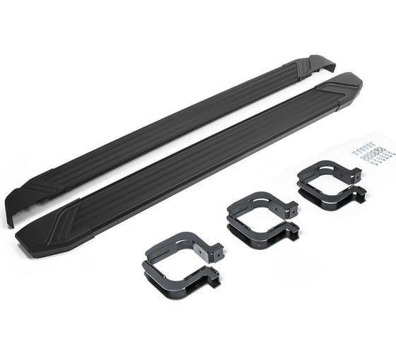 Пороги Rival Black алюминий, для Mitsubishi L200, 2006-2015- г.в.,193 см, 2 шт. F193ALB.4003.1 1