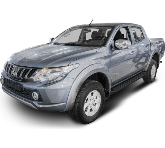 Пороги Rival Black алюминий, для Mitsubishi L200, 2006-2015- г.в.,193 см, 2 шт. F193ALB.4003.1