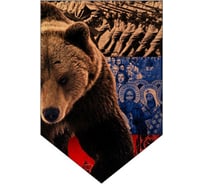 Вымпел пятиугольный Медведь фон флаг SKYWAY S05101170