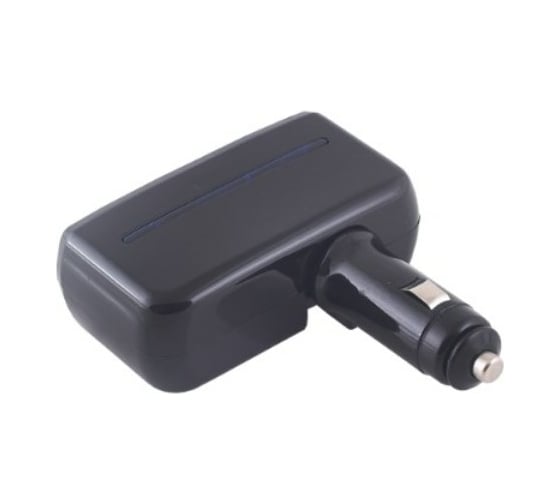 Разветвитель прикуривателя SKYWAY 2 гнезда + 2 USB черный предохранитель 5 А S02301019