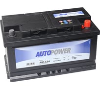 Аккумуляторная батарея AUTOPOWER 6СТ80з низкий 315х175х175 580 406 074 A80-LB4