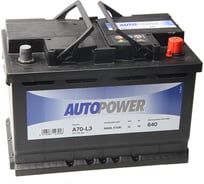 Аккумуляторная батарея AUTOPOWER 6СТ70з 278х175х190 570 409 064 A70-L3