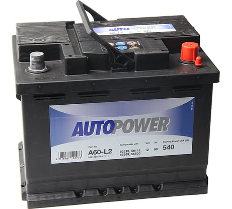 Аккумуляторная батарея AUTOPOWER 6СТ60з 242х175х190 560 408 054 A60-L2