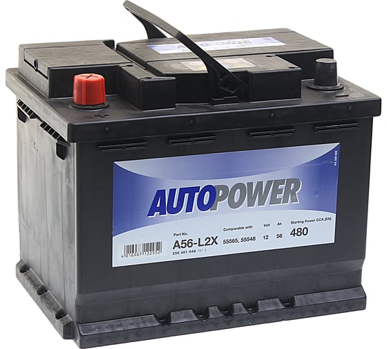 Аккумуляторная батарея AUTOPOWER 6СТ56з 242х175х190 556 401 048 A56-L2X 1