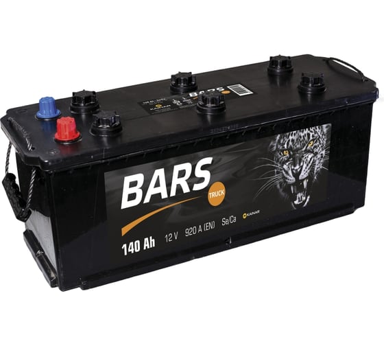 Аккумуляторная батарея BARS 6СТ140 справа+ 513x182x240 140 07 08 01 0501 17 12 04 1