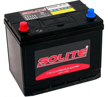 Аккумуляторная батарея SOLITE 6СТ85 260х168х220 95D26R BH