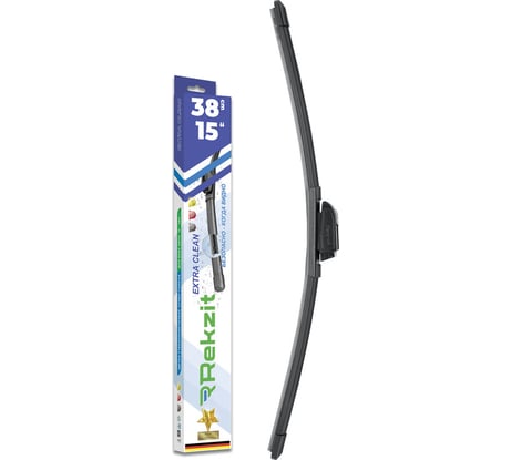 Щетка стеклоочистителя Rekzit 15/38 см Extra clean 918 38