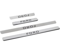 Накладки внутренних порогов FORD Galaxy нерж. сталь к-т 4 шт. DolleX NPK-004