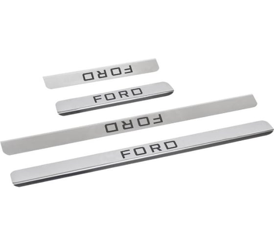 Накладки внутренних порогов FORD Galaxy нерж. сталь к-т 4 шт. DolleX NPK-004