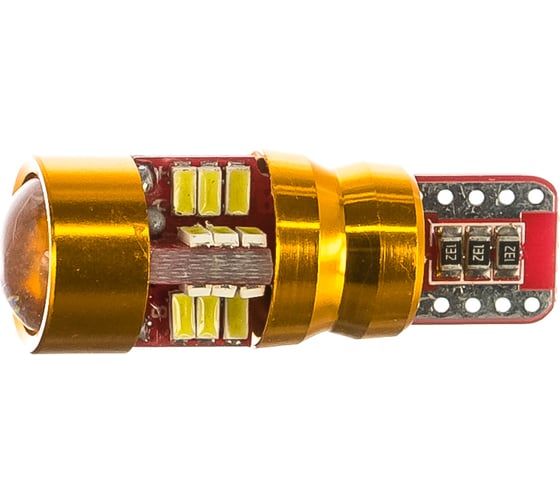 Автолампа диод T10 W5W 27 SMD диодов 1-контурная без цоколя белая SKYWAY S08201244