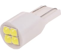 Автолампа диод T10 W5W 4 SMD диода без цоколя 1-контурная салон SKYWAY S08201372
