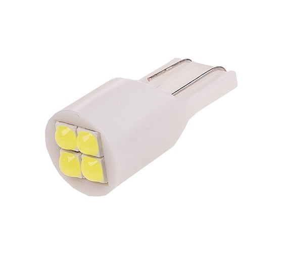 Автолампа диод T10 W5W 4 SMD диода без цоколя 1-контурная салон SKYWAY S08201372