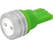 Автолампа диод T10 W5W 1 SMD диод EXTRA LIGHT без цоколя радиатор 1-контурная зеленая SKYWAY S08201086