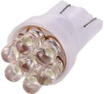 Автолампа диод T10 W5W 24V 7 диодов без цоколя 1-контурная белая SKYWAY S08202023