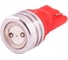 Автолампа диод T10 W5W 1 SMD диод без цоколя радиатор 1-контурная красная SKYWAY S08201096 1