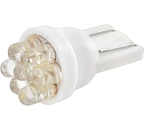 Автолампа диод T10 W5W 7 диодов без цоколя 1-контурная белая SKYWAY S08201128