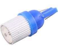 Автолампа диод T10 W5W 1 SMD диод без цоколя радиатор 1-контурная синяя SRS-06B SKYWAY S08201090