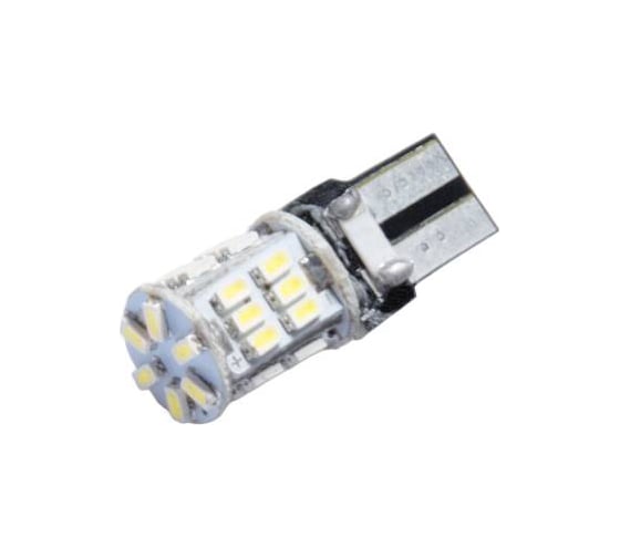 Автолампа диод T10 W5W 30 SMD диодов 1-контурная без цоколя белая SKYWAY S08201117