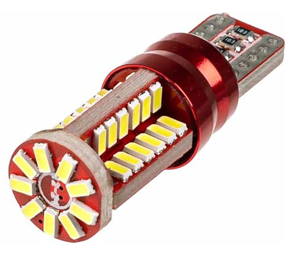 Автолампа SKYWAY диод T10 (W5W) 12/24V 57 SMD диодов 1-конт (CANBUS) белая, 2 шт. S08201245