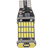 Автолампа SKYWAY диод T10 (W5W) 12V 45 SMD диодов 1-конт (CANBUS) белая, 2 шт. S08201239